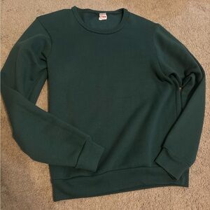 American Apparel Dark Green Crewneck Sweater